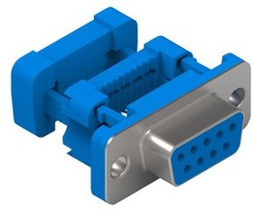 618009221923, D-Sub Connector, Socket, DE-9, IDC, Blue