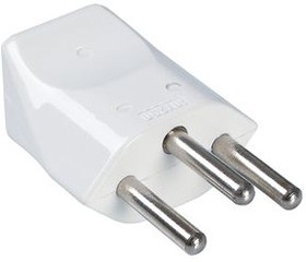 910275, Mains Plug 10A 250V CH Type J (T12) Plug White