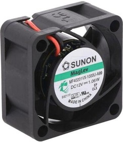 Фото 1/4 Вентилятор Sunon MF40201VX-1000U-A99, 40x40x20, 12V, 1.06W/0.088A