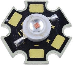 Фото 1/2 LL-HP60NUYC, Power LED; STAR; yellow; 120°; 590nm; P: 1W; 30?40lm