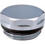 2 506 1201 02, Threaded coupling, with seal, material: chrome-plated brass