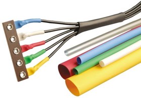 Фото 1/2 F2211/2 GR016, Green 2:1, Heat Shrink Tubing 12.7mm Sleeve Dia. x 45m Length , FIT-221 Series