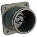 CA3102E10SL-3PB, Panel-mount receptacle, male 3P, MIL-C-5015, Receptacle / Plug ...