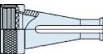 M85049/45W20, Strain Relief Backshell 180° 20/21 Shell Size Cadmium Over Electroless Nickel Aluminum Non Self Lock