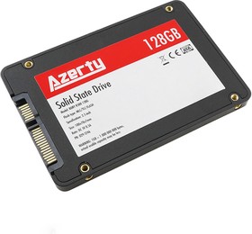 Фото 1/4 Жесткий диск SSD (твердотельный) для ноутбука 2.5" 128Gb Azerty Bory R500