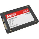 Жесткий диск SSD для ноутбука (твердотельный) 2.5" Azerty Bory R500 512G