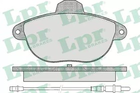 Фото 1/3 05P345, Колодки тормозные дисковые передн CITROEN: XANTIA 95-98, XANTIA 99-03, XANTIA Break 95-98