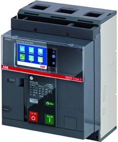 Фото 1/2 ABB Выключатель автоматический стационарный E1.2B 1000 Ekip Touch LSI 3p F F