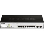 D-Link DGS-1210-10P/F3A Настраиваемый L2 коммутатор с 8 портами ...