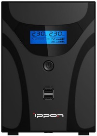 Фото 1/10 Источник бесперебойного питания Ippon Smart Power Pro II 1600 960Вт 1600ВА черный