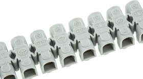 Фото 1/4 0 342 31, Non-Fused Terminal Block, 12-Way, 25A, 6 mm² Wire, Screw Down Termination