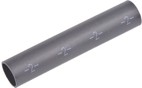 Фото 1/2 DSPL-NR2-0-50MM, Adhesive Lined Heat Shrink Tubing, Black 7.4mm Sleeve Dia. x 50mm Length 4:1 Ratio, DSPL Series