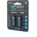 Элементы питания EPILSO LR03/AAA 2 Blister Card 1.5V TURBO (20/360)