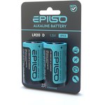 Элементы питания EPILSO LR20/D 2 Blister Card 1.5V (12/96)