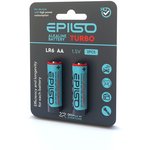 Элементы питания EPILSO LR6/AA 2 Blister Card 1.5V TURBO (20/360)