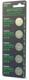 Элементы питания EPILSO CR2025 5BC 3V (5/100/1200)
