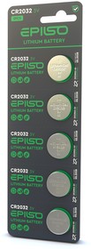 Элементы питания EPILSO CR2032 5BC 3V (5/100/1200)