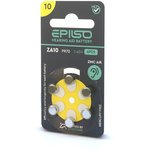 Элементы питания EPILSO ZA10 (PR70) 6BC 1.45V (6/60/600/3000)