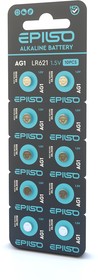 Элементы питания EPILSO AG 1 10BC 1.5V (364,621) (10/100/1600)