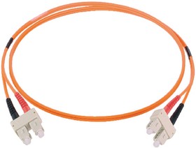 SCSC50DOR5, Fibre Optic Cable Assembly 50/125 um OM2 Duplex SC - SC 5m