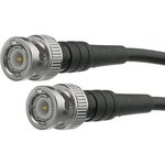30 BNC-1-100-21, RF Cable Assembly, BNC Male Straight - BNC Male Straight, 1m, Black