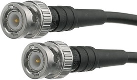 30 BNC-1-500-21, RF Cable Assembly, BNC Male Straight - BNC Male Straight, 5m, Black