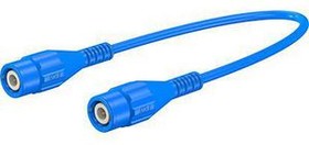 Coaxial Cable, BNC plug (straight) to BNC plug (straight), 50 Ω, RG-58, grommet blue, 500 mm, 67.9770-05023