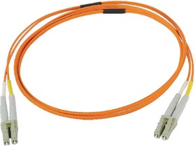 LCLC50DOR2, Fibre Optic Cable Assembly 50/125 um OM2 Duplex LC - LC 2m