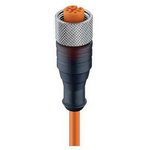 RKT 4-3-06/5 M, Cordset, M12 Socket - Bare End, 3 Conductors, 5m ...