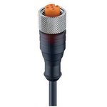 RKT 5-228/5 M, Cordset, M12 Socket - Bare End, 5 Conductors, 5m, IP67 / NEMA 6P ...