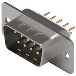 D-Sub connector, 9 pole, standard, straight, solder connection, 61800925023