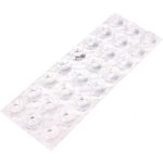 7000029678, Cylindrical PUR Self Adhesive Feet, 22.4mm diameter 10.2mm width x ...