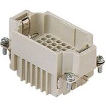 CDDM42, HEAVY DUTY INSERT, PLUG, 42POS, 26-14AWG