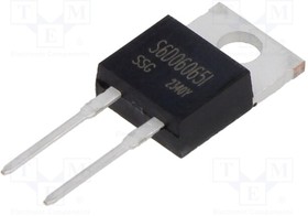 S6D06065I, Diode: Schottky rectifying; SiC; THT; 650V; 6A; 88W; TO220ISO; tube