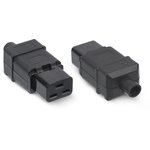 Cabeus IEC-320-C19 Вилка С19 разборная, 16А, 250 V, черная