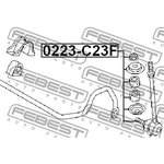 0223-C23F, Stabilizer bar | front right/left |