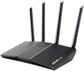 Фото 1/10 ASUS RT-AX57 (90IG06Z0-MO3C00) Двухдиапазонный маршрутизатор AX3000, 2.4/5 ГГц, 2976 Мбит/с, LAN 4х1 Гбит/с, IPv6