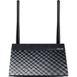 Wi-Fi роутер ASUS RT-N12E, Wi-Fi 4, N300, 2.4ГГц, 4 LAN, черный