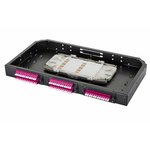 38M-40-2L-12BL, Комплект планка Q-SLOT с 12 адаптерами дуплекс LC OM4 ...