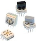Фото 1/2 94HAB08WT, Switch DIP N.O./N.C. SP8T 8 Flush Screwdriver 0.03A 30VDC Gull Wing 10000Cycles 2.54mm SMD Tube