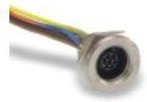 Фото 1/2 MIKQ6-7SH016, Cable Assembly Insulated Round Hook-Up Wire 0.152m 24-32AWG 7 POS Microminiature Circular SKT Crimp