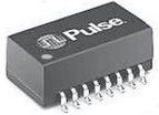Фото 1/2 E2023NL, Telecom Transformer 1CT:2.5CT/1CT:1CT 0.6Ohm Prim. DCR 1Ohm Sec. DCR 16 Terminal Gull Wing SMD