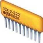 4610X-102-681LF, Res Thick Film NET 680 Ohm 2% 1.25W ±100ppm/°C ISOL Conformal Coated 10-Pin SIP Pin Thru-Hole Bulk