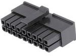 Фото 1/2 0430251800, Conn Housing RCP 18 POS 3mm Crimp ST Cable Mount Black Micro-Fit 3.0™ Bag