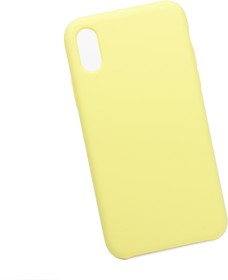 Фото 1/2 Силиконовый чехол "LP" для iPhone X/Xs "Protect Cover" (желтый/коробка)