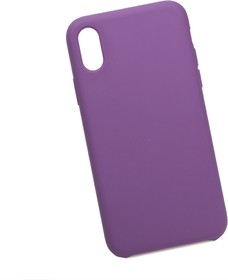 Фото 1/2 Силиконовый чехол "LP" для iPhone X/Xs "Protect Cover" (фиолетовый/коробка)