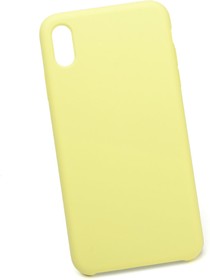 Фото 1/2 Силиконовый чехол "LP" для iPhone Xs Max "Protect Cover" (желтый/коробка)