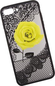 Фото 1/4 Защитная крышка "LP" для iPhone 8 Plus, 7 Plus Роза желтая