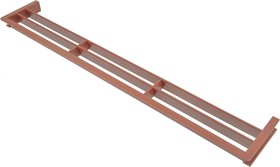 Решетка вентиляционная для цоколя (390х65 мм; вишневая) 2190-449-CL