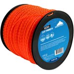 Леска для триммера витой квадрат 3 мм vertex (бобина 168 м) YK-222-3-168